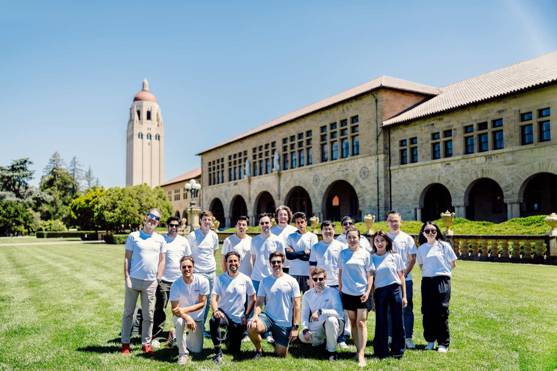 Cohort 1 group photo at Stanford University